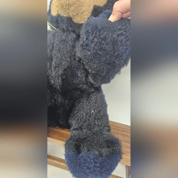 Dakin Vintage Bearfoot 16” Tall 1976 Big Blackfoot Bear Pillow Pets - Picture 5 of 13